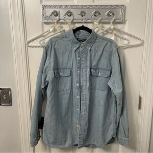 Vintage Light Denim Wash Button Down American Living
